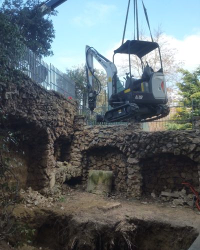 cemento armato Consolidamento fabbricato villa Giuliante