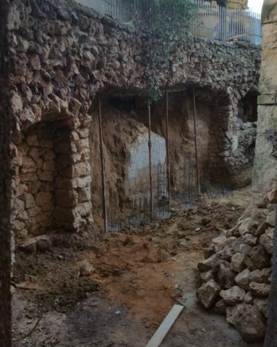 cemento armato Consolidamento fabbricato villa Giuliante