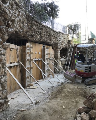 cemento armato Consolidamento fabbricato villa Giuliante